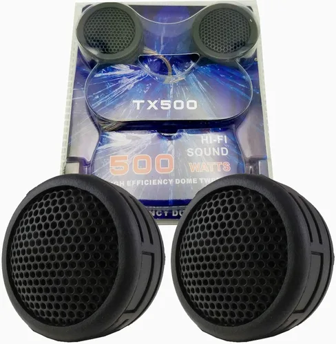 Vista 6 de TX 5 pares de 500 vatios Super Car Audio Dome Tweeters 2500W potencia máxima total