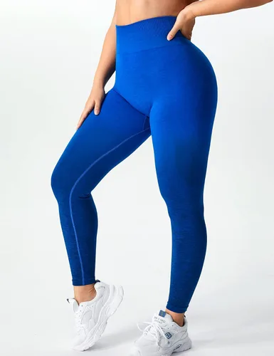 Vista 2 de YEOREO - Leggings de entrenamiento sin costuras para mujer mallas que levantan los glúteos pantalones para el gimnasio y para hacer yoga