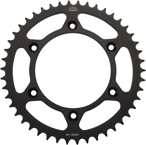Vista 24 de JT Sprockets 38T Piñón trasero de aluminio, Acero, Negro