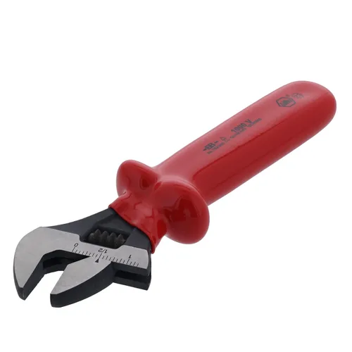 Vista 2 de Wiha 76290-WIH 084705762906, llave ajustable multiuso, 8-12 pulgadas, probada individualmente, diseño de mango de protección antideslizante, escalas