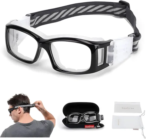 Vista 12 de SooGree Gafas deportivas de baloncesto, gafas protectoras para hombres, gafas de seguridad