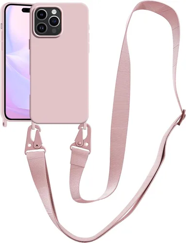 Vista 49 de Funda compatible con iPhone 8 Plus, iPhone 7 Plus/6 Plus/6S Plus con cordón, funda cruzada para iPhone con correa ajustable de silicona para iPhone
