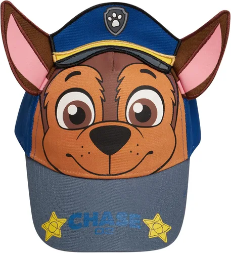 Vista 3 de Nickelodeon Paw Patrol - Gorra de béisbol de algodón con orejas 3D para niños Chase Marshall bebé