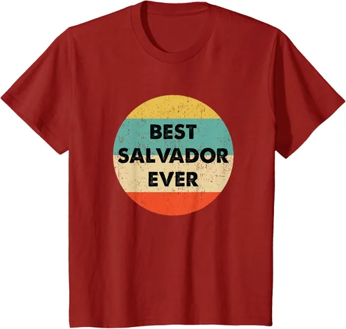 Vista 26 de Camiseta con nombre de Salvador, Negro