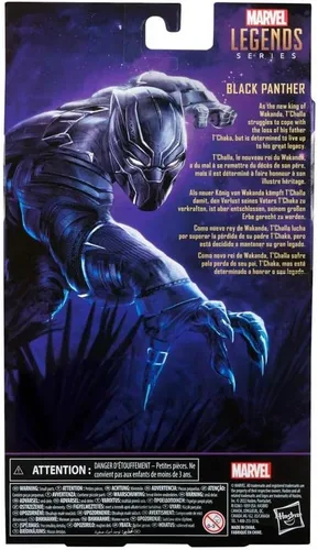 Vista 3 de Hasbro - 141759 Legacy Collection Figura de Black Panther Marvel de 6 pulgadas Marvel Legends - Figura de acción exclusiva de 6 pulgadas Colección