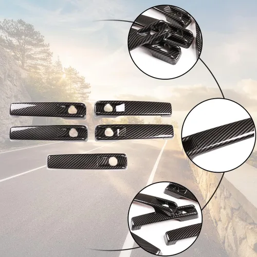 Vista 6 de Car Styling ABS Auto Exterior Puerta Manija Cubierta Trim Accesorios para Mercedes Benz Clase G W463 W464 G65 G55 G63 G500 G550 G350