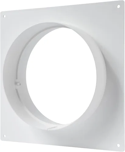 Vista 12 de Vent Systems Conector de conducto de ventilación de aire de 4 pulgadas, brida de tubo de ventilación recta, placa de conector de conductos