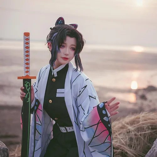 Vista 4 de Disfraz de anime para adultos, kimono, Halloween, Navidad