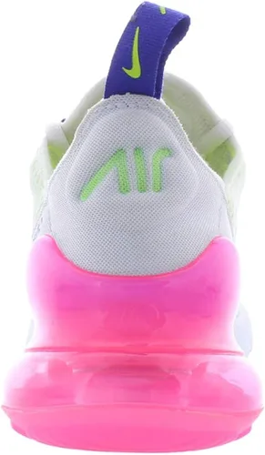 Vista 4 de Nike Air Max DH0252-100 - 270 voltios Pink Blast para mujer BlancoVolt-Pink Blast
