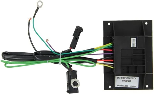 Vista 2 de Lippert 301702 - Módulo de control de paso eléctrico de repuesto para escalones de autocar de RV, arnés de cableado, placa de computadora