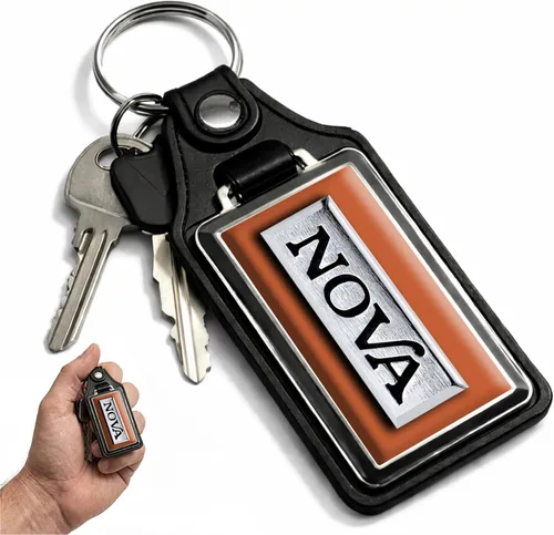 Vista 38 de Brotherhood Car Key Chain for Nova - Classic Models Keychain for Men and Blanco antiguo - Personalizado 1975