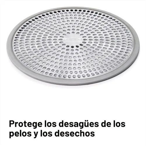 Vista 3 de Protector de drenaje para ducha con buena sujeción OXO., Acero, Stainless, A
