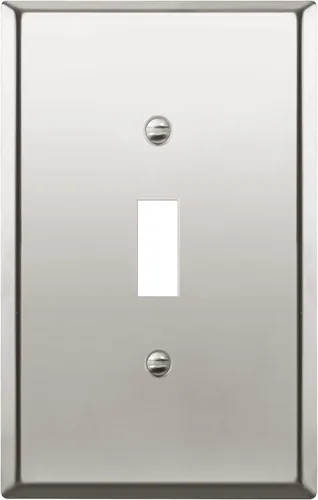 Vista 18 de LIDER Placa de Pared de Metal para Interruptor de Luz de Palanca, Cubierta de Interruptor de Acero Inoxidable, Resistente a la Corrosión