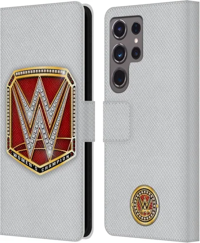 Vista 245 de Head Case Designs Officially Licensed WWE Cruiserweight Champion Title Belts Leather Wallet Case Compatible with Samsung Galaxy A07 4G Campeón