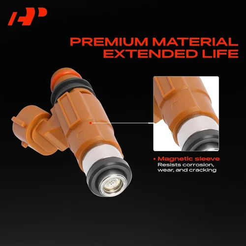Vista 3 de A-Premium Inyectores de combustible compatibles con Mazda Protege 1999-2000 L4 1.8L, 626 2000-2002 L4 2.0L, gas, juego de 4