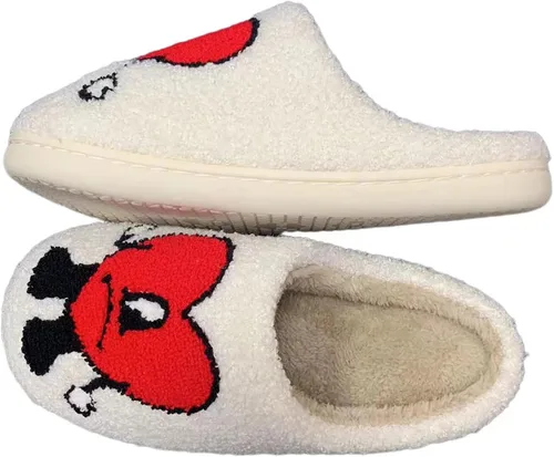 Vista 3 de Bad Cute Bunny Slippers for Women Home Slippers Cartoon Embroidery Holiday Gift
