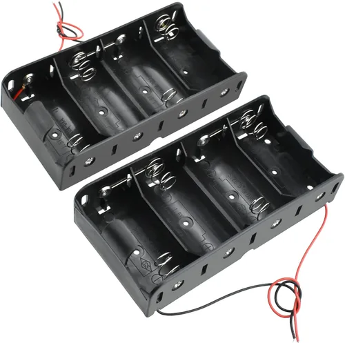 Vista 26 de SDTC Tech Paquete de 2 1 caja de batería de celda C de 1,5 V tamaño C con cables de alambre