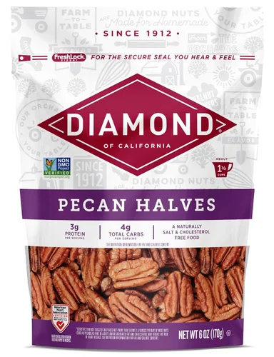 Vista 11 de Nueces pecanas picadas Diamond of California 8 oz