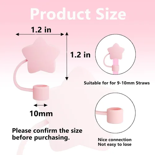 Vista 2 de 8 fundas de popote compatibles con vasos Stanley de 30 y 40 onzas, protectores de tapas reutilizables con puntas de silicona para vasos de 0.4