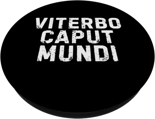 Vista 2 de Viterbo Caput Mundi Città Simpatica Uomo Donna Bambino PopSockets Adhesive PopGrip