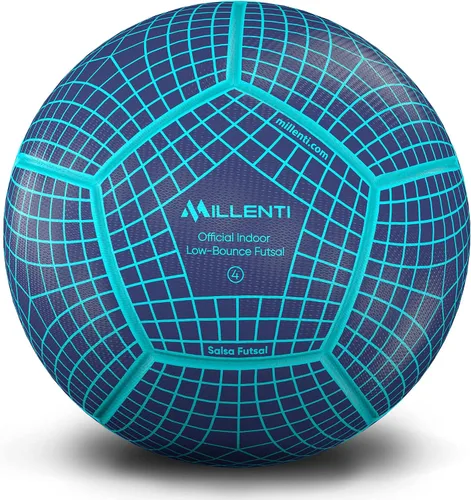 Vista 13 de Balón de fútbol Millenti tamaño 5 – Reverse Bend-It – Balón de fútbol con alta visibilidad, fácil de rastrear – Balones de fútbol oficial con unión
