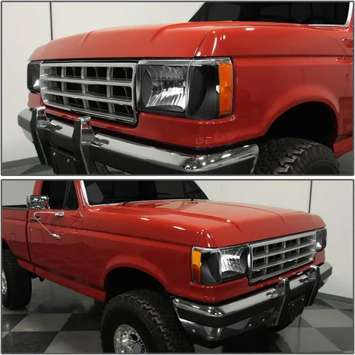 Vista 7 de DNA MOTORING HL-OH-F15087-BK-AM Juego de luces de esquina estilo de fábrica para FORD BRONCO 1987-1991 FORD F-150 1987-1991 FORD F-250 1987-1991