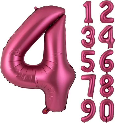 Vista 88 de Globos gigantes de helio de aluminio de 40 pulgadas, color negro, globos digitales grandes del número 0 para decoración de fiesta de cumpleaños