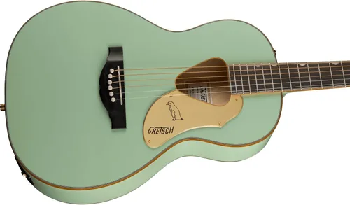 Vista 3 de Gretsch G5021E Rancher Penguin Parlor Guitarra Acústica-Eléctrica - Menta