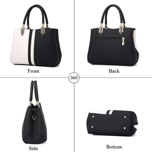 Vista 7 de PORRASSO Bolso de mujer Moda Top Handle Bolsos Señoras Tote Bolso de hombro Mujer