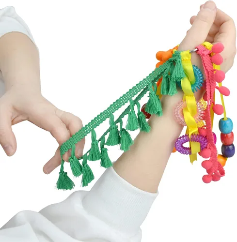 Vista 3 de rainbowstar Anillo sensorial antiestrés para adultos, anillo de dedo para aliviar la ansiedad con accesorios texturizados, alivio del estrés