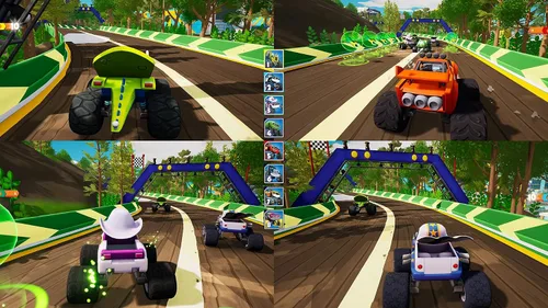 Vista 2 de Blaze and the Monster Machines Axle City Racers - Nintendo Switch