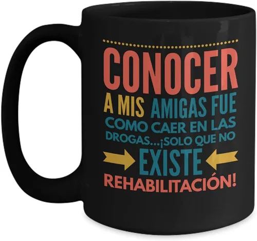 Vista 3 de Presente para amigas taza de café para colegas Presentes para Navidad, novia, esposa, prometido afirmaciones