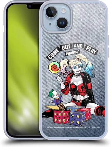 Vista 13 de Head Case Designs Funda de gel suave con licencia oficial de Batman DC Comics Bubblegum Harley Quinn Graphics compatible con Apple iPhone 7