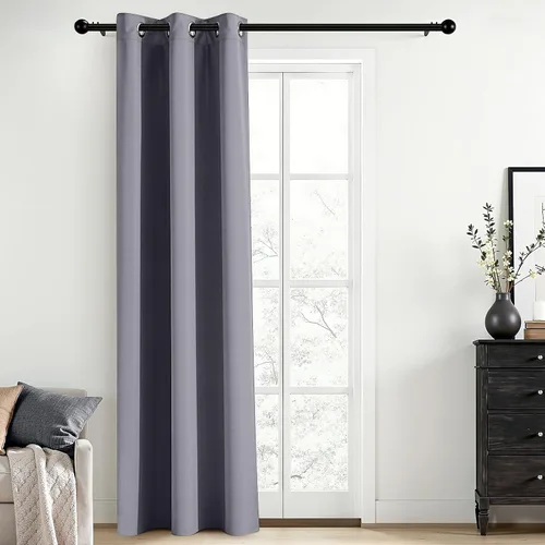Vista 141 de Yakamok Cortinas opacas para dormitorio, aislamiento térmico, cortinas de oscurecimiento de habitación para sala de estar, juego de 2 paneles