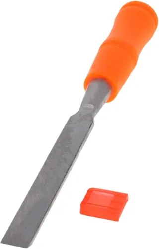 Vista 12 de Utoolmart Cincel de madera para carpintería de 0.394 in de ancho cabeza plana de talla de acero de alto carbono y mango de PVC para carpintería
