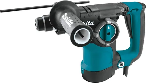 Vista 4 de Makita HR2811F F 1 – 1/8-pulgadas Rotary martillo SDS-Plus con luz L.E.D. Luz LED integrada Embrague limitador de par Agarre ergonómico