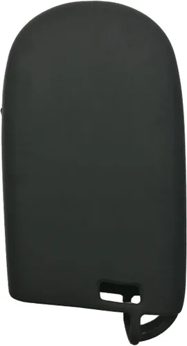 Vista 4 de Funda de silicona para mando a distancia de 5 botones para Jeep Grand Cherokee Dodge Challenger Charger Dart Durango Journey Chrysler 300, Negro