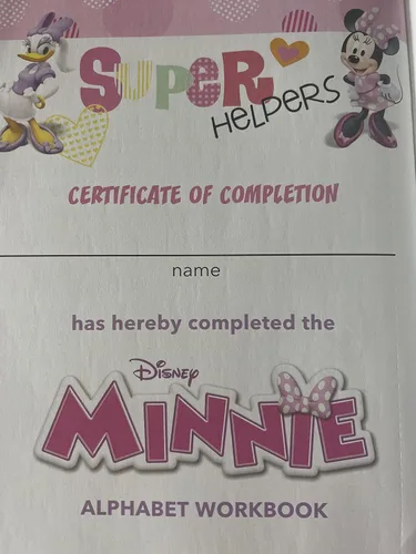 Vista 6 de Minnie Mouse Alphabet Learning Workbook