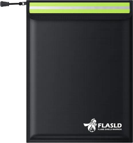 Vista 12 de FLASLD Bolsas de dinero ignífugas, bolsa de billetera ignífuga, bolsa pequeña segura para efectivo, objetos de valor y pasaporte, con revestimiento