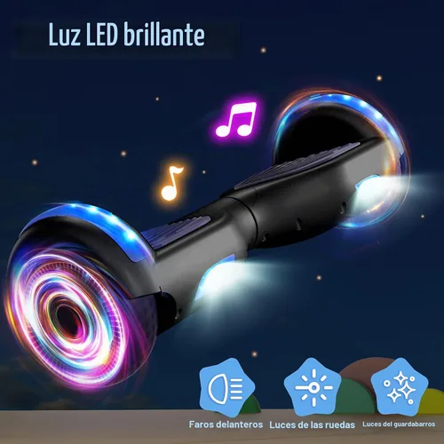 Vista 4 de SISIGAD Scooter, 6.5" Flash Wheels & Corlorful LED Lights, All for Girls Boys Kids Ages 6+