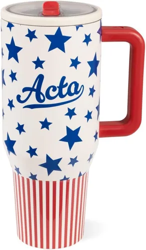 Vista 62 de HydroJug Traveler - Botella de agua de 40 onzas con asa y pajita abatible - Cabe en portavasos, vaso resistente a fugas - Reutilizable, aislado