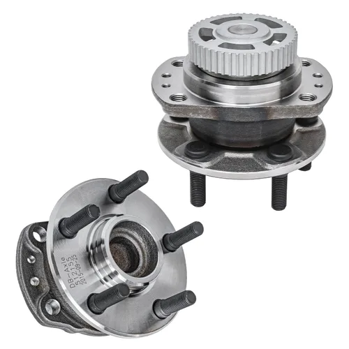 Vista 17 de Detroit Axle - Cojinete de rueda delantera y cojinete de rueda trasera para Honda Civic 1992-2000, Civic Del Sol 1993-1997, 4 lengüetas no ABS 1992
