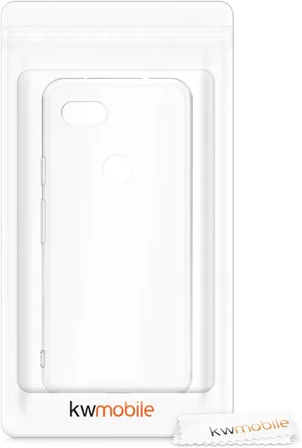 Vista 7 de kwmobile Funda compatible con Google Pixel 3a - Funda transparente suave delgada y flexible TPU Funda protectora para teléfono - Transparente