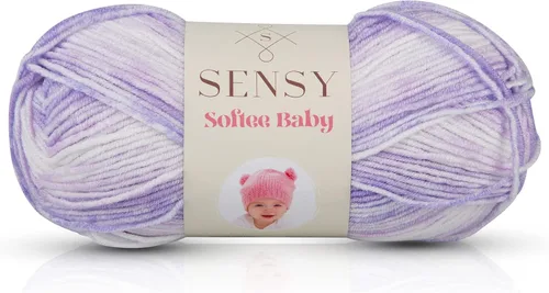 Vista 28 de Sensy Softee Hilo para Bebé, 3.5 oz, 275 yardas, Gauge 3 Light (Almendra)