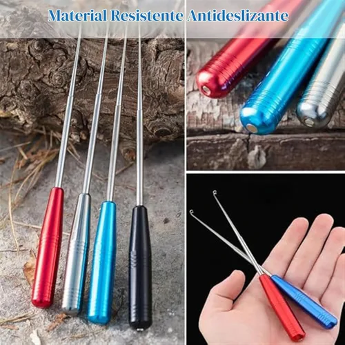 Vista 5 de Fish Hook Remover Tool, Fishing Hook Quick Removal Device, Fishing Gear and Accessories Security Extractor Equipment Kits for Adult, Hook Extractor