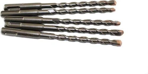 Vista 9 de TEMO SDS-Plus - Juego de 5 brocas de martillo giratorio (1/2 x 4 x 6 pulgadas) con punta de carburo para perforar hormigón, cemento, piedra