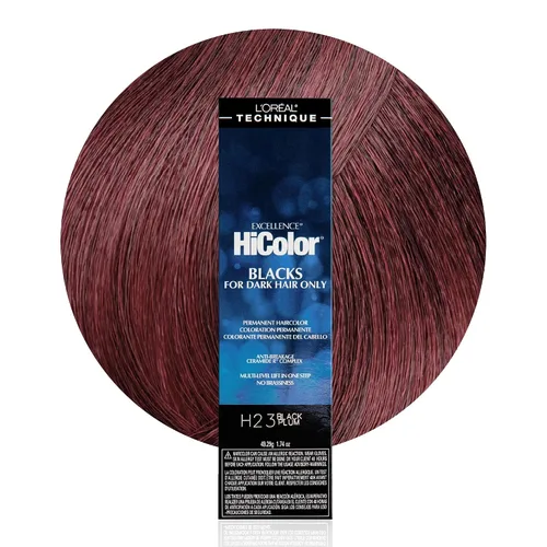 Vista 12 de L'Oréal Technique HiColor Violet & Blacks Permanent Hair Color - Anti-Breakage Ceramide R Complex, Multi-Lift with No Brassiness, For Dark Bases