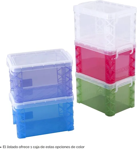 Vista 6 de Super Stacker Caja de tarjetas de índice, caja de archivo de tarjetas de índice de 4 x 6 pulgadas, soporte para notas, soporte para tarjetas