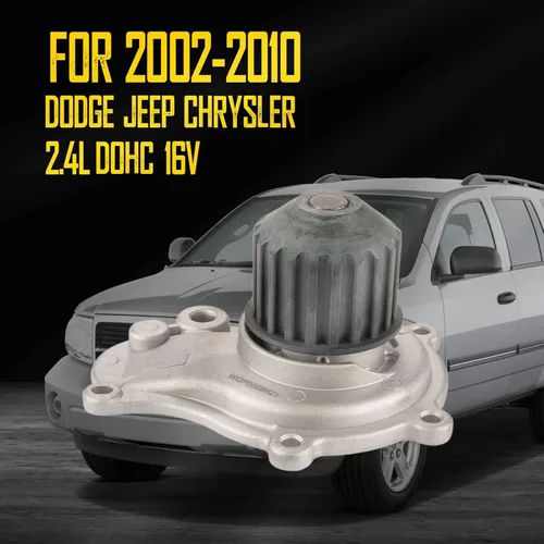 Vista 2 de KAC Kit de correa de distribución del motor con tensor de juntas de bomba de agua compatible con PT Cruiser 03-10, Sebring/Stratus 03-06, Caravan