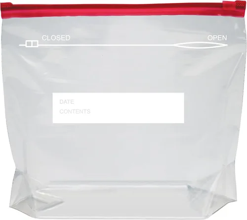 Vista 4 de Amazon Basics Slider - Bolsas de almacenamiento de alimentos, sin BPA, 90